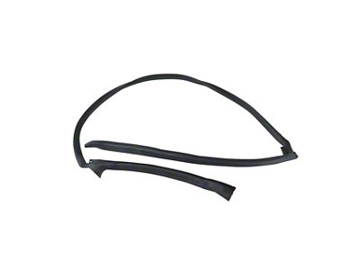 T-Top To Body Weatherstrip; Driver Side (87-88 Mustang)