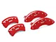 MGP Brake Caliper Covers; Red; Front and Rear (05-09 Mustang GT, V6)