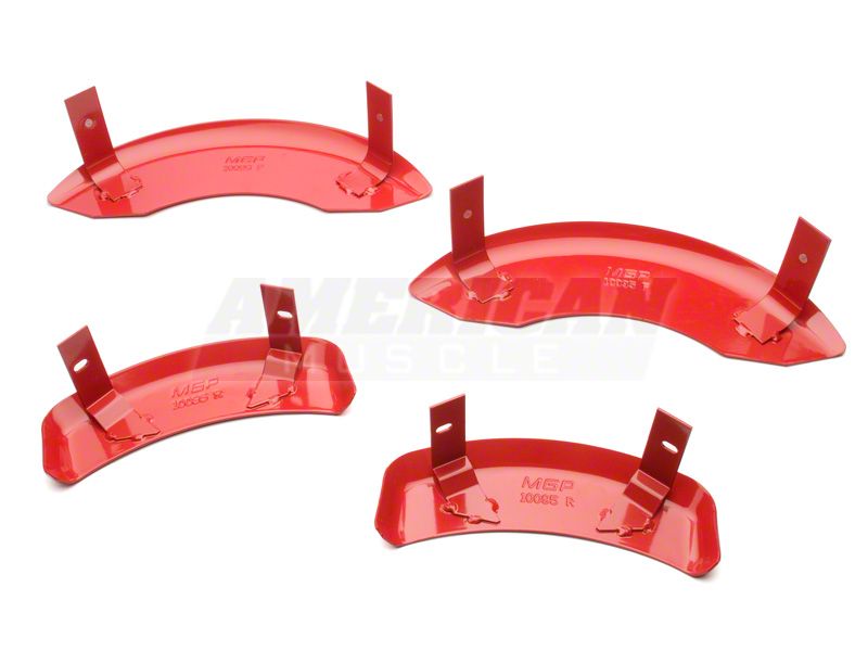 MGP Mustang Red Caliper Covers; Front and Rear 10095SMGPRD (99-04