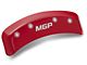 MGP Brake Caliper Covers; Red; Front and Rear (99-04 Mustang GT, V6)