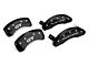 MGP Brake Caliper Covers with GT Logo; Black; Front and Rear (94-98 Mustang GT, V6)