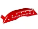 MGP Brake Caliper Covers with 5.0 Logo; Red; Front and Rear (15-23 Mustang GT w/o Performance Pack)