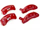 MGP Brake Caliper Covers with GT Logo; Red; Front and Rear (94-98 Mustang GT, V6)