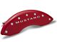 MGP Brake Caliper Covers with GT Logo; Red; Front and Rear (05-09 Mustang GT, V6)