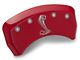 MGP Brake Caliper Covers with Cobra Logo; Red; Front and Rear (05-09 Mustang GT, V6)