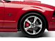 MGP Brake Caliper Covers with Cobra Logo; Red; Front and Rear (05-09 Mustang GT, V6)