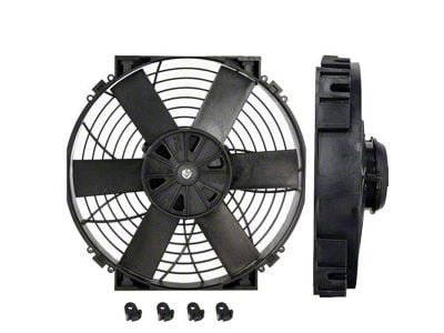 12-Inch High Power Thermatic Electric Fan; 12-Volt (Universal; Some Adaptation May Be Required)