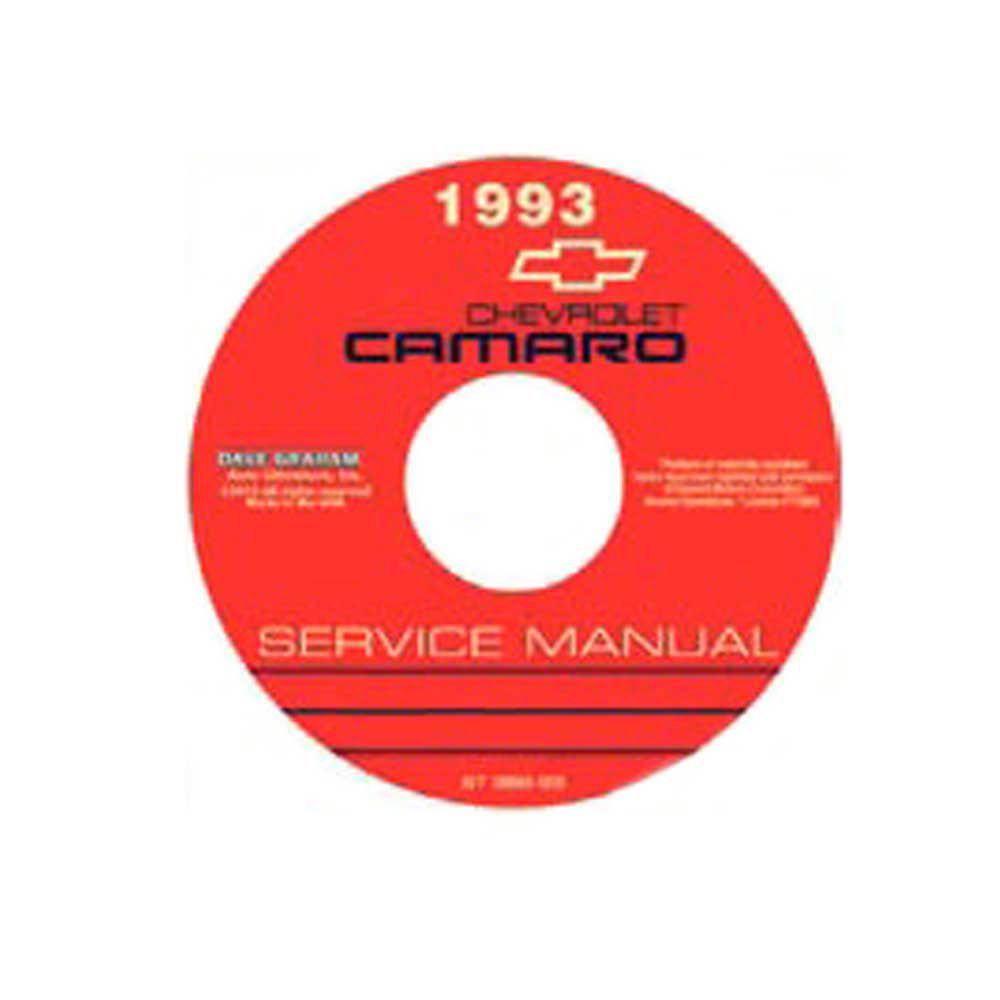 Camaro 1993 Camaro Service Manual (CDROM) Free Shipping