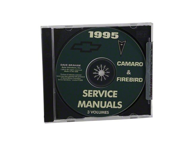 1995 Camaro and Firebird Service Manuals; 3 Volumes (CD-ROM)