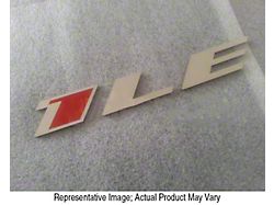 1LE Emblem; Stainless Steel with Black Insert (10-23 Camaro)