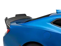 1LE Extended Style Rear Spoiler with Wickerbill V2 Insert; Primer Black (16-24 Camaro w/o Rear Spoiler Camera)
