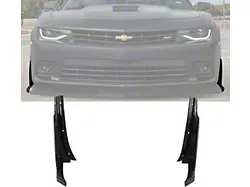 1LE Style Front Bumper Winglets; Unpainted (14-15 Camaro SS)