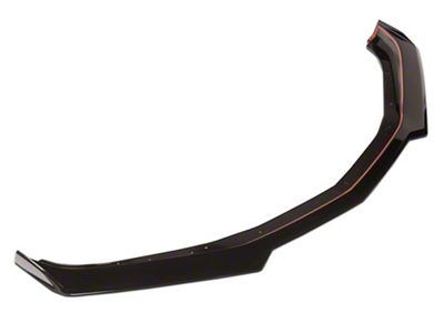 1LE Style Front Chin Splitter Lip; Gloss Black (19-24 Camaro, Excluding ZL1)