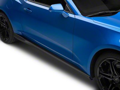 1LE Style Side Skirts; Matte Black (16-24 Camaro)