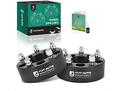 2-Inch 5-Lug Wheel Spacers; Black; Set of Two (93-02 Camaro)