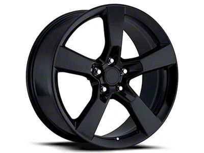 2010 Style Gloss Black Wheel; 20x9; 40mm Offset (16-24 Camaro)