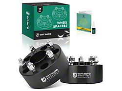 2.50-Inch 5-Lug Wheel Spacers; Black; Set of Two (93-02 Camaro)