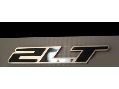 2LT Emblem; Black Stainless Steel/Onyx Etched (10-23 Camaro)