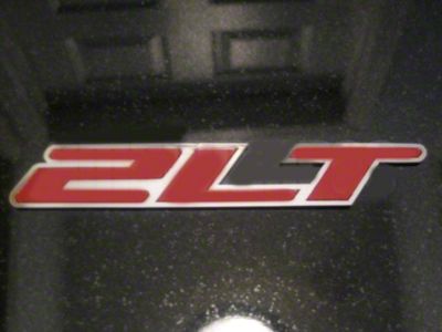 2LT Emblem; Stainless Steel with Red Insert (10-23 Camaro)