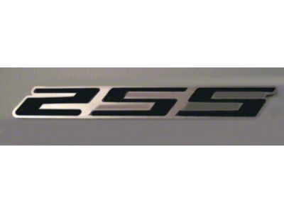 2SS Emblem; Black Stainless Steel/Onyx Etched (10-23 Camaro)