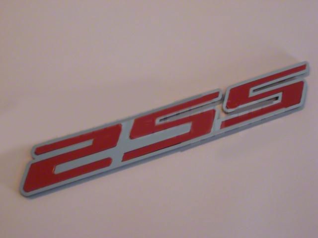 2SS Emblem; Stainless Steel with Black Insert (10-24 Camaro)