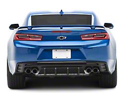 3-Piece Rear Diffuser; Matte Black (16-24 Camaro, Excluding ZL1)