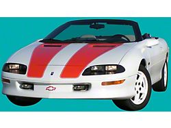 30th Annivesary Stripes; Black (93-97 Camaro, Excluding SS & Coupe w/o T-Top)