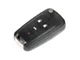4-Button Keyless Remote Case Repair; Black (10-15 Camaro)
