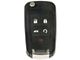 5-Button Keyless Remote Case Repair; Black (10-15 Camaro)