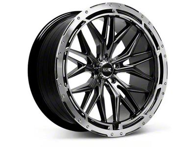 585 Chromium Black with Machined Ring Wheel; 20x8.5; 35mm Offset (16-24 Camaro, Excluding ZL1)