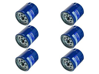 Engine Oil Filter; 6-Piece Set (16-17 Camaro)