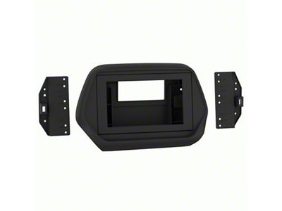 6.80-Inch Pioneer Multimedia Receiver Car Stereo Dash Kit; Matte Black (16-24 Camaro)