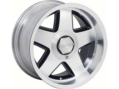 R15 Style Aluminum Wheel with Black Accents; 17x9.5; 16mm Offset (93-02 Camaro)