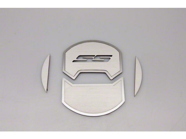 Deluxe Round A/C Vent Duct Covers with SS Logo (10-15 Camaro)