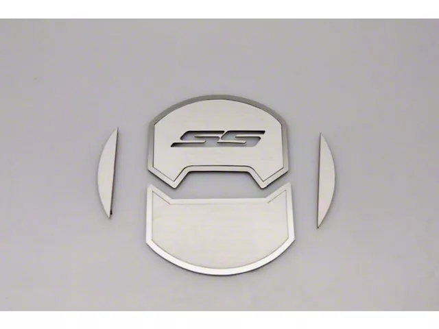 Deluxe Round A/C Vent Duct Covers with SS Logo (10-15 Camaro)