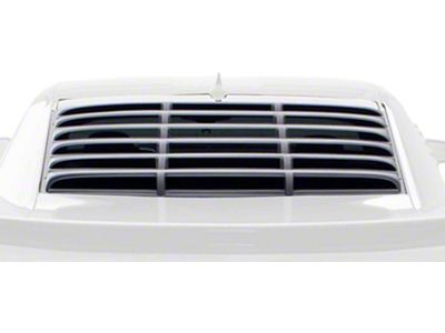 ABS Rear Window Louvers; Smooth (10-15 Camaro Coupe)