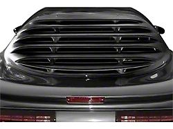 ABS Rear Window Louvers; Textured Black (93-02 Camaro Coupe)