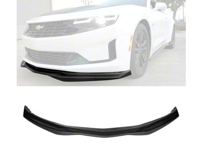 AC Style Chin Spoiler; Black (16-18 Camaro SS)