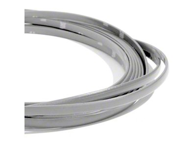 Accent Color Edge Trim for Front Splitter and Side Splitters; White (Universal; Some Adaptation May Be Required)