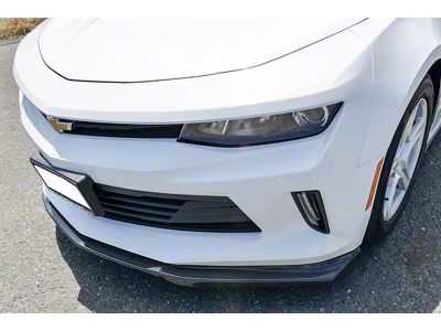 ACS T6 Style Front Chin Splitter Lip; Carbon Fiber (16-18 Camaro RS)