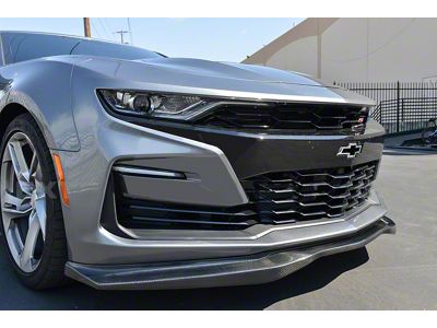 ACS T6 Style Front Chin Splitter Lip; Carbon Fiber (19-24 Camaro, Excluding ZL1)