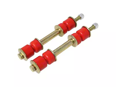Adjustable Sway Bar End Links; 4-5/8 to 5-1/8-Inch; Red (93-02 Camaro)