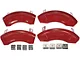 Aesthetic Brake Caliper Covers; Red; Front and Rear (11-15 Camaro LS, LT)