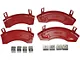 Aesthetic Brake Caliper Covers; Red; Front and Rear (11-15 Camaro LS, LT)