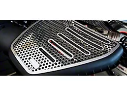 Perforated Factory Air Box Cover; Polished (16-24 Camaro SS)