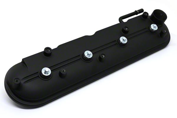 Aluminum Valve Cover; Passenger Side; Black (10-20 V8 Camaro)
