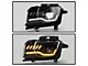 APEX Series High-Power LED Headlights; Black Housing; Clear Lens (10-13 Camaro w/ Factory Halogen Headlights)