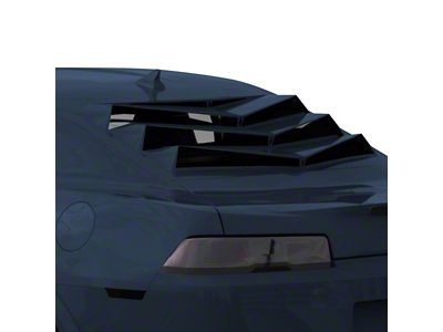 Bakkdraft Quarter Window Louvers; Berlin Blue (10-15 Camaro Coupe)