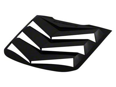 Bakkdraft Rear Window Louvers; Matte Black (10-15 Camaro Coupe)