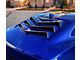 Bakkdraft Rear Window Louvers; Arctic Blue (16-24 Camaro Coupe)